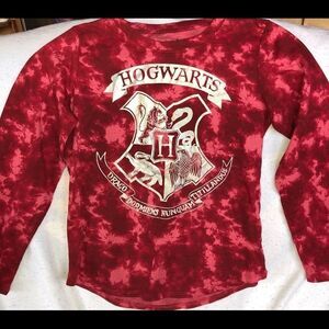 NWOT Kids 10/12 Harry Potter Hogwarts LS Shirt